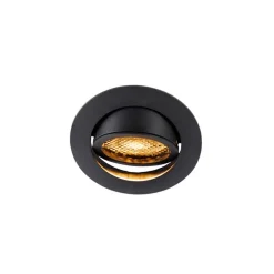 Set mit 6 Einbaustrahlern schwarz verstellbar - Ude Honey