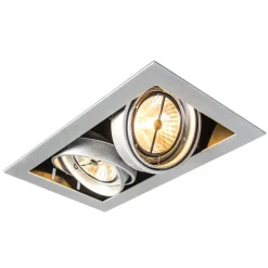 Set mit 6 Einbaustrahlern Stahl AR111 Verstellbar 2-Lichter - Oneon