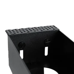 Set mit 6 Einbaustrahlern schwarz GU10 70mm 2-flammig randlos - Oneon