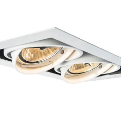 Set mit 6 Einbaustrahlern Weiß AR111 Verstellbar 2-Lichter - Oneon