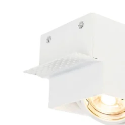 Set mit 6 Einbaustrahlern Weiß Verstellbar Rahmenlos 3-Lichter - Oneon