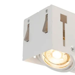 Set mit 6 Einbaustrahlern Weiß Verstellbar Rahmenlos 3-Lichter - Oneon