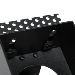 Set mit 6 Einbaustrahlern schwarz GU10 50mm randlos - Oneon