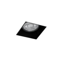 Set mit 6 Einbaustrahlern schwarz GU10 50mm randlos - Oneon