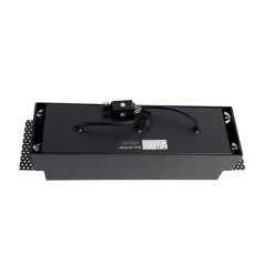 Set mit 6 Einbaustrahlern Schwarz Verstellbar Rahmenlos 3-Lichter - Oneon