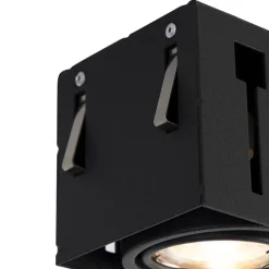 Set mit 6 Einbaustrahlern Schwarz Verstellbar Rahmenlos 3-Lichter - Oneon