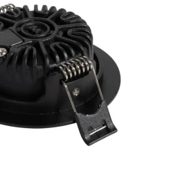 Set mit 6 Einbaustrahlern schwarz neigbar 8,2 cm inkl. LED Dim to Warm IP54 Ultra Slim - Pupil