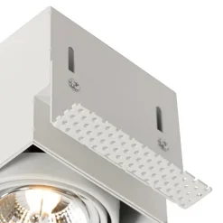 Set mit 6 Einbaustrahlern weiß GU10 AR70 Trimless - Oneon