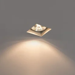 Set mit 6 Einbaustrahlern weiß GU10 70 mm rahmenlos - Oneon