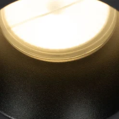 Set mit 12 Einbaustrahlern schwarz GU10 70mm IP44 - Dept