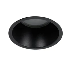 Set mit 12 Einbaustrahlern schwarz GU10 70mm IP44 - Dept