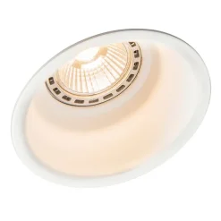 Set mit 6 Einbaustrahlern weiß rund - Dept