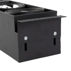 Set mit 6 Einbaustrahlern schwarz GU10 AR70 Trimless 3-Licht - Oneon