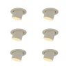 Set mit 6 Einbaustrahlern Beige GU10 50mm Rund Drehbar und Kippbar - Installa