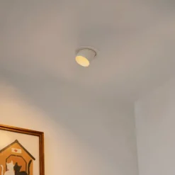 Set mit 6 Einbaustrahlern Beige GU10 50mm Rund Drehbar und Kippbar - Installa