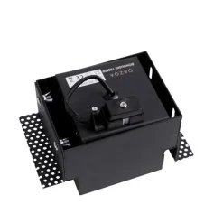 Set mit 6 Einbaustrahlern schwarz verstellbar rahmenlos - Oneon Honey