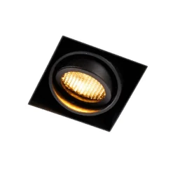 Set mit 6 Einbaustrahlern schwarz verstellbar rahmenlos - Oneon Honey