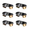 Set mit 6 Einbaustrahlern Gunmetal GU10 50mm 2-Lichter - Installa