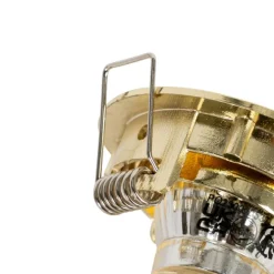 Set mit 6 Einbaustrahlern Messing GU10 35 mm - Edu