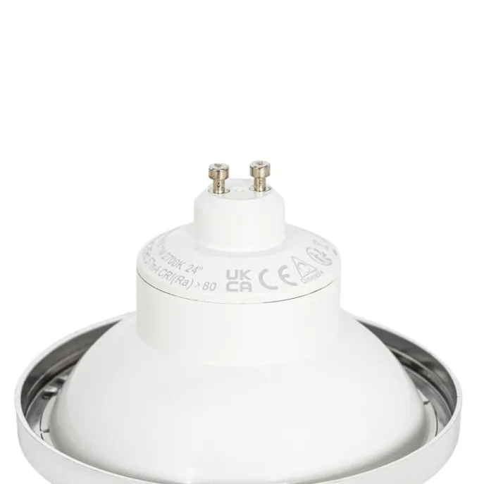 Set mit 5 GU10 dimmbare LED-Lampe AR111 weiß 11W 810 lm 2700K