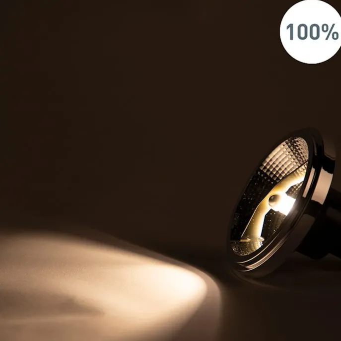 Set mit 5 GU10 dimmbaren LED-Lampen AR111 11W 810 lm 2700K