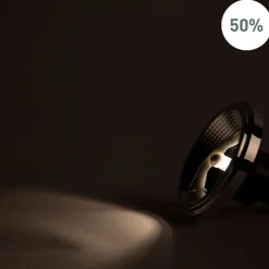 Set mit 5 GU10 dimmbaren LED-Lampen AR111 11W 810 lm 2700K