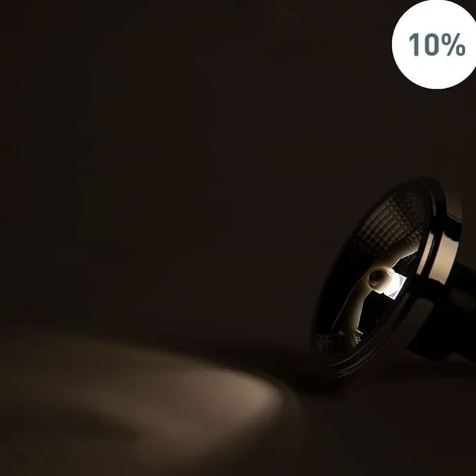 Set mit 5 GU10 dimmbaren LED-Lampen AR111 11W 810 lm 2700K