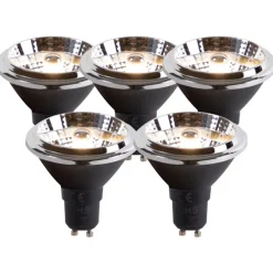Set mit 5 GU10 LED-Glühbirnen AR70 6W 475lm 3000K