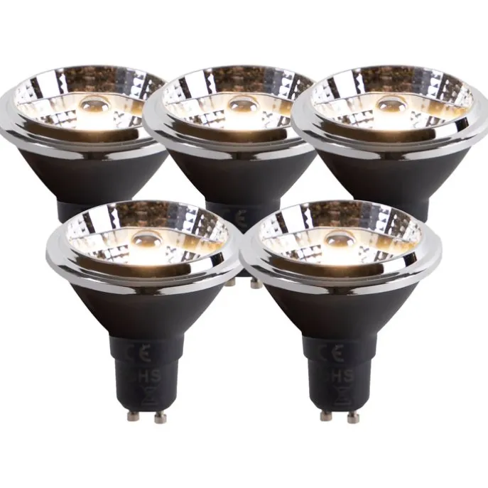 Set mit 5 GU10 LED-Glühbirnen AR70 6W 475lm 3000K