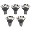 Set mit 5 GU10 3-Stufen-Dimm-zu-Warm-LED-Lampen AR70 6W 320lm 2000-3000K