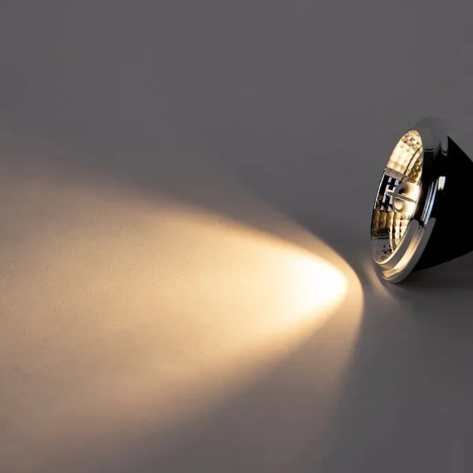 Set mit 5 GU10 3-Stufen-Dimm-zu-Warm-LED-Lampen AR70 6W 320lm 2000-3000K