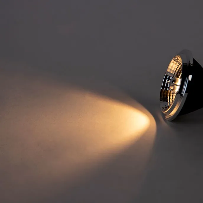 Set mit 5 GU10 3-Stufen-Dimm-zu-Warm-LED-Lampen AR70 6W 320lm 2000-3000K