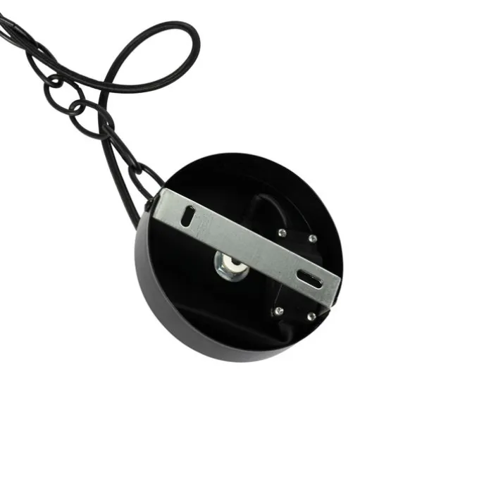 Set mit 3 Industrie-Hängelampen schwarz - Cabin