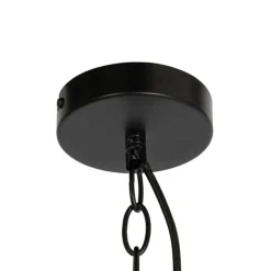 Set mit 3 Industrie-Hängelampen schwarz - Cabin