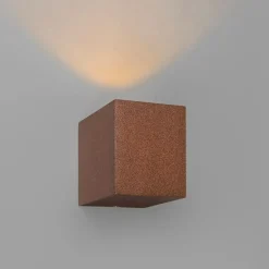 Set mit 2 industriellen Wandleuchten rostbraun IP44 - Baleno I.