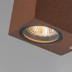 Set mit 2 industriellen Wandleuchten rostbraun IP44 - Baleno I.