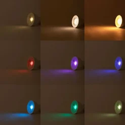 Set mit 3 intelligenten GU10 RGBW-LED-Lampen 5W 350 lm 2200-4000K