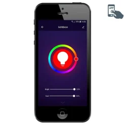 Set mit 3 intelligenten GU10 RGBW-LED-Lampen 5W 350 lm 2200-4000K