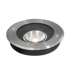 Set mit 6 modernen Außen-Bodenscheinwerfern Stahl AR70 verstellbar IP65 - Delux