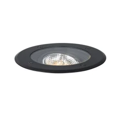 Set mit 6 modernen Außen-Bodenscheinwerfern schwarz AR70 einstellbar IP65 - Delux