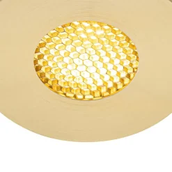 Set mit 6 modernen Badezimmer-Einbaustrahlern Gold IP54 - Shed Honey