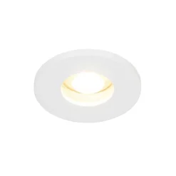 Set mit 6 modernen Badezimmer-Einbauspots weiß - Shed