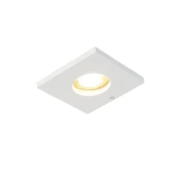 Set mit 6 modernen Badezimmer-Einbaustrahlern weiß - Doku