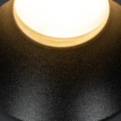 Set mit 12 modernen Einbaustrahlern schwarz GU10 35mm IP44 - Dept