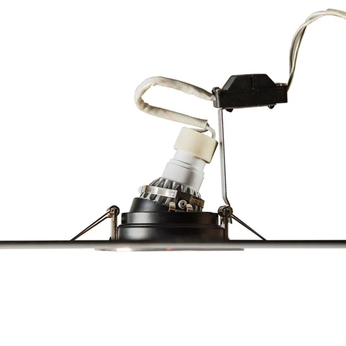 Set mit 5 modernen Einbaustrahlern Stahl - Rondoo