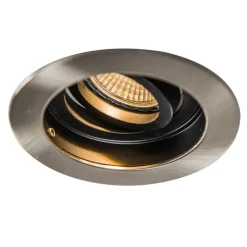 Set mit 5 modernen Einbaustrahlern Stahl - Rondoo