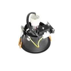 Set mit 6 modernen Einbaustrahlern schwarz dreh- und schwenkbar - Alloy