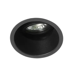 Set mit 6 modernen Einbaustrahlern schwarz dreh- und schwenkbar - Alloy