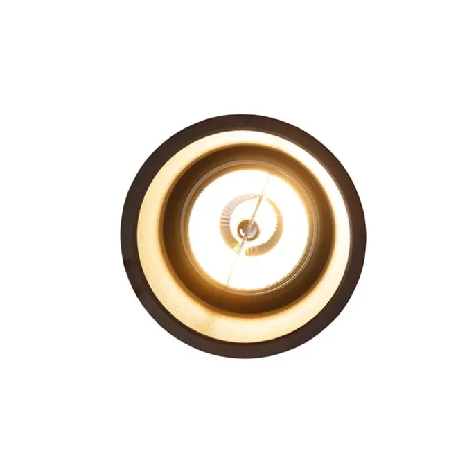 Set mit 6 modernen Einbaustrahlern schwarz AR70 - Dept