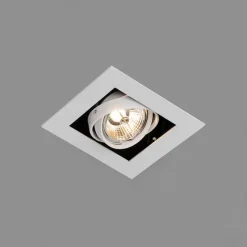 Set mit 6 modernen, verstellbaren Einbaustrahlern Weiß - Oneon 70